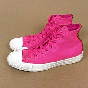 Converse Chuck Taylor All Star High Top Sneakers Women's Size 10 Hot Pink Unisex